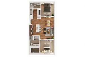 The Porter Brewers Hill M Floor Plan